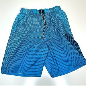Nike Blue-Green Pattern Sport Shorts